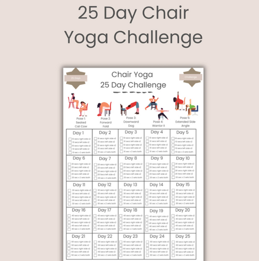 25 Day Chair Yoga Challenge