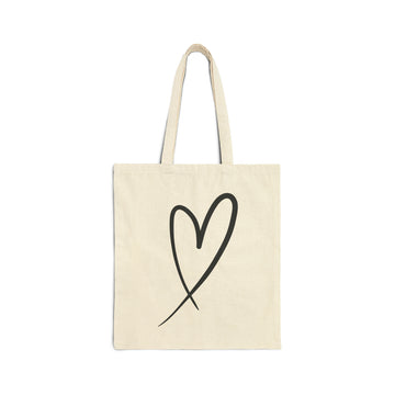 HEART Tote Bag, Fall, Thanksgiving, Gift Under 15, Minimalist, Cute Tote Bag, Gift For Her