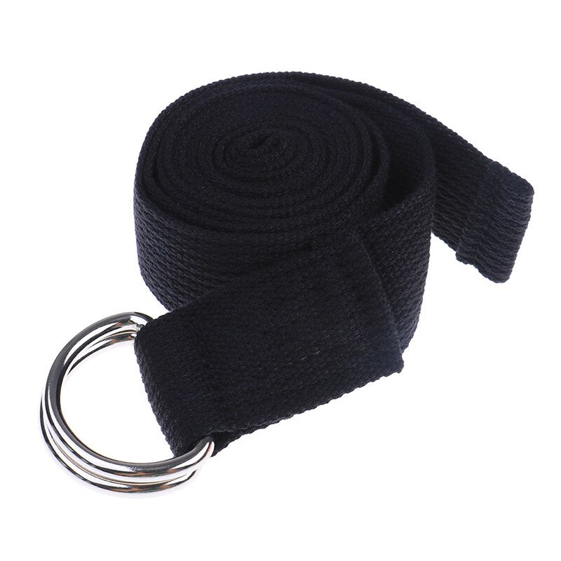 Yoga Belt Strap Light Black